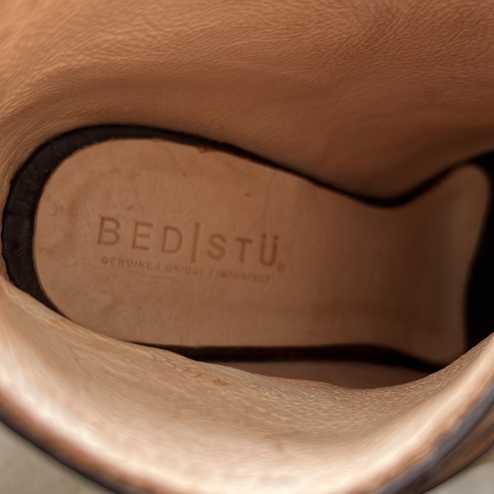 Bed Stu brown rustic fringe booties. - Picture 6 of 6